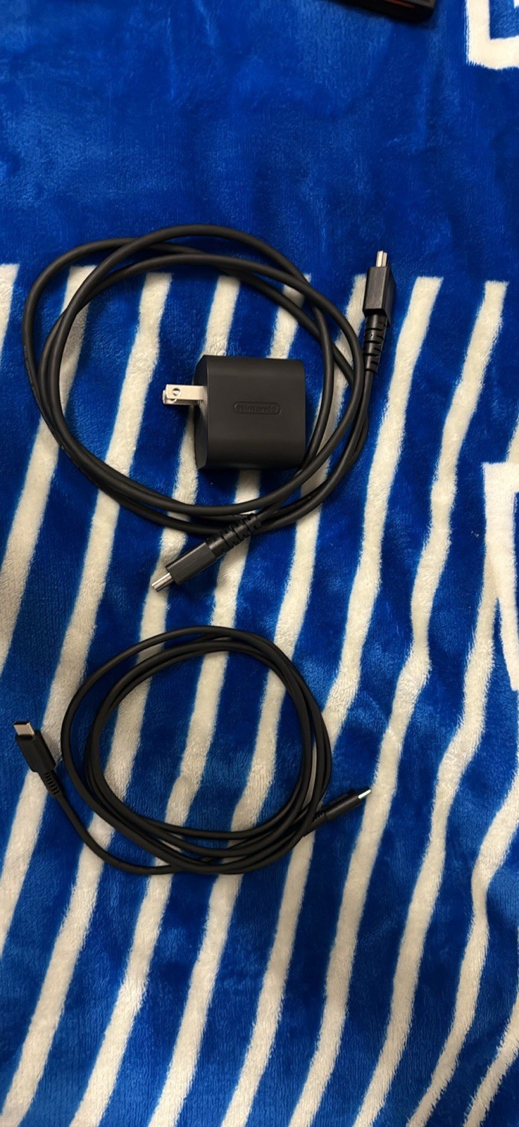Nintendo Switch 2 Joy-Con Charging Dock w/ AC Adapter USB Cable, LED Indicator
