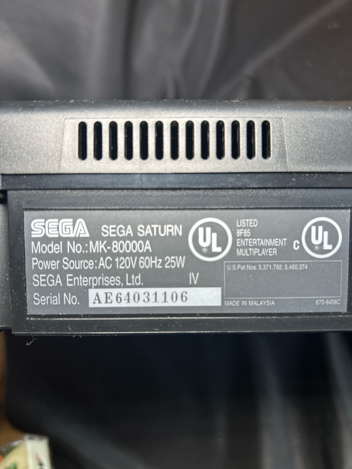 Sega Saturn Console System MK-80000 Complete Bundle Lot- Tested-Great