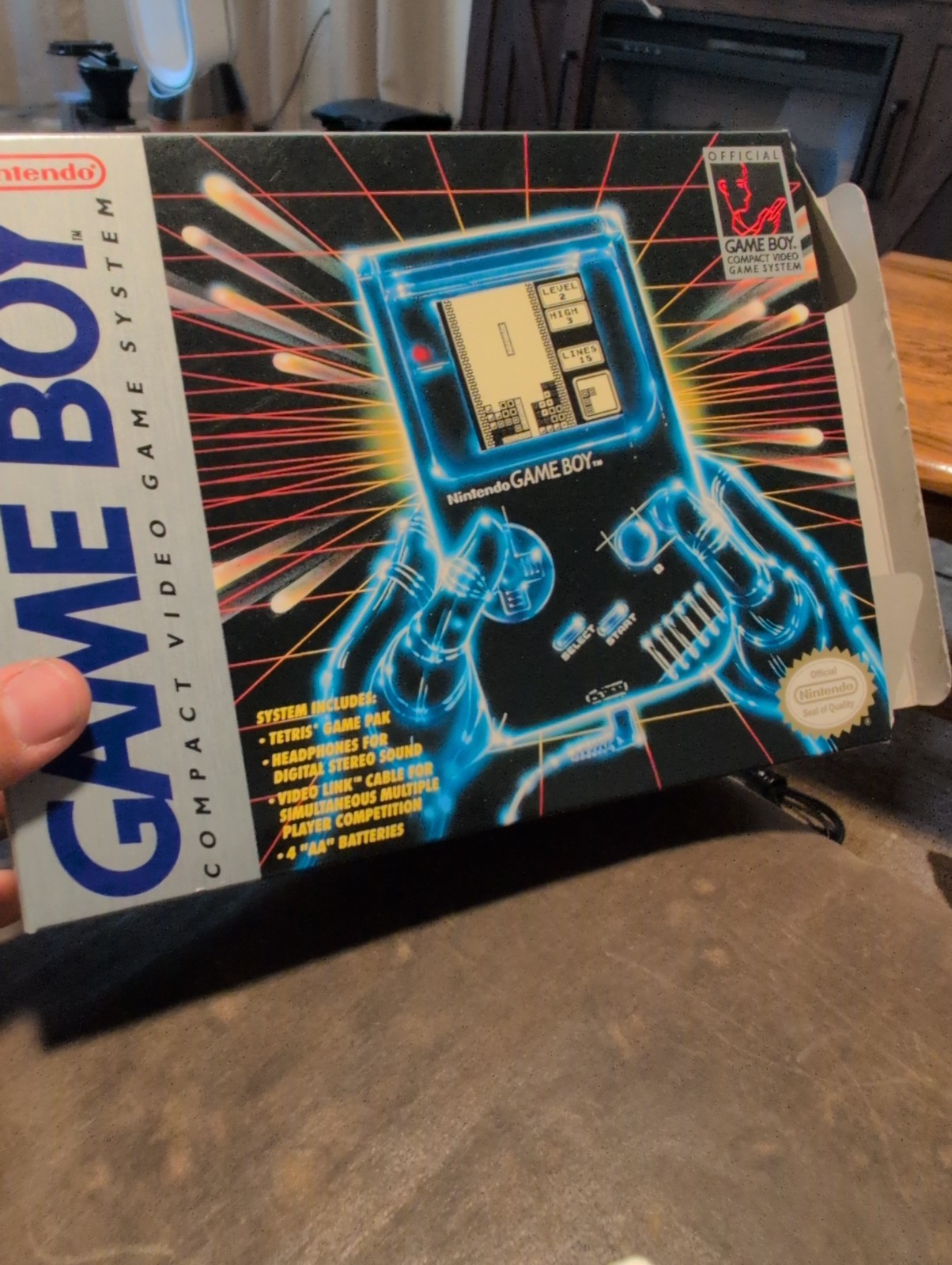 Nintendo Game Boy Handheld System Gray DMG-01 Complete in Box CIB Read Below