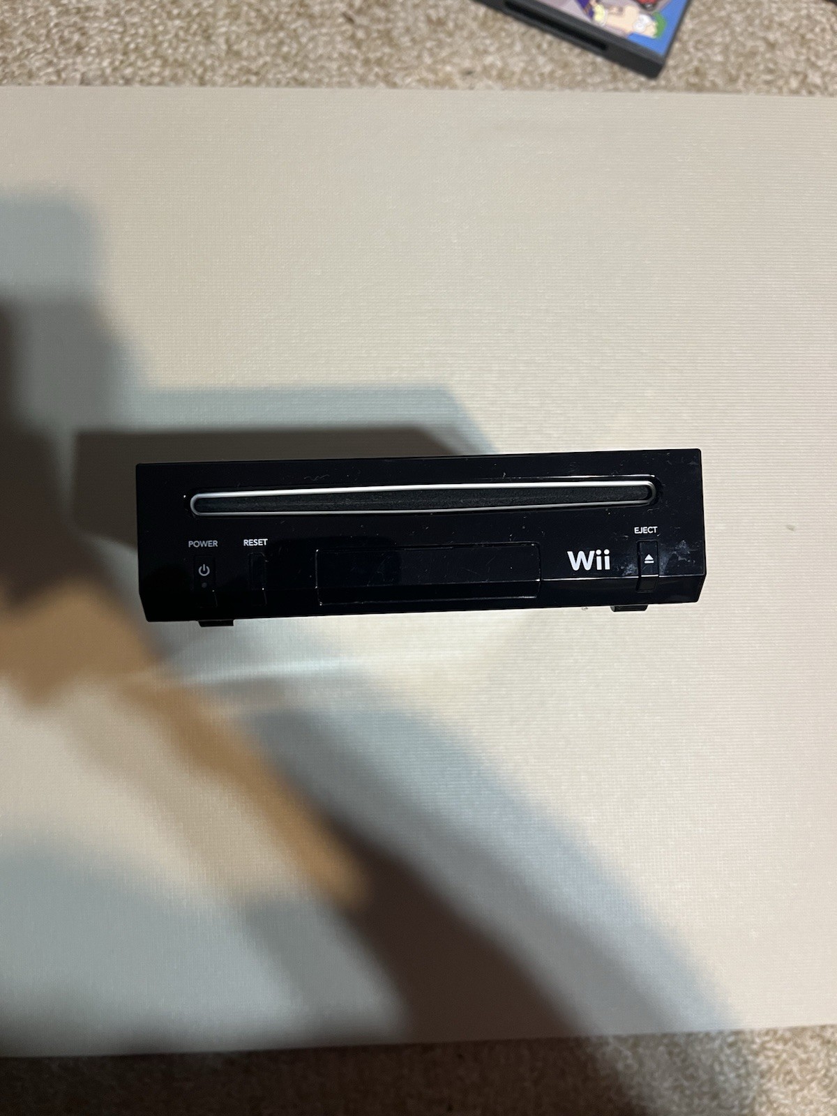 Nintendo Wii Black System Console (USA) TESTED & WORKING