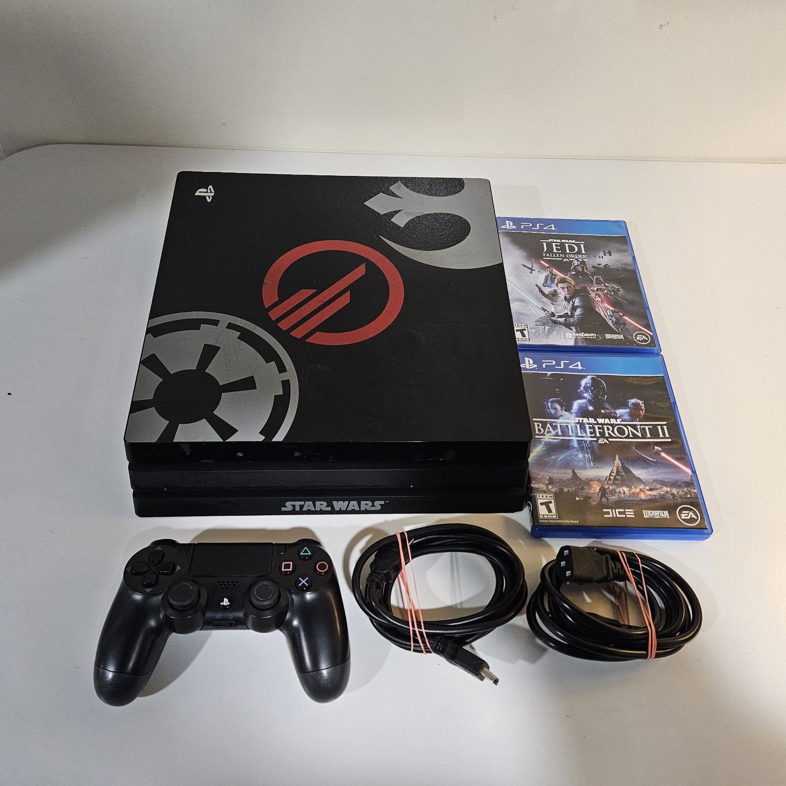 Sony PlayStation 4 Pro PS4 1TB Star Wars Edition Console + Controller CUH-7115B