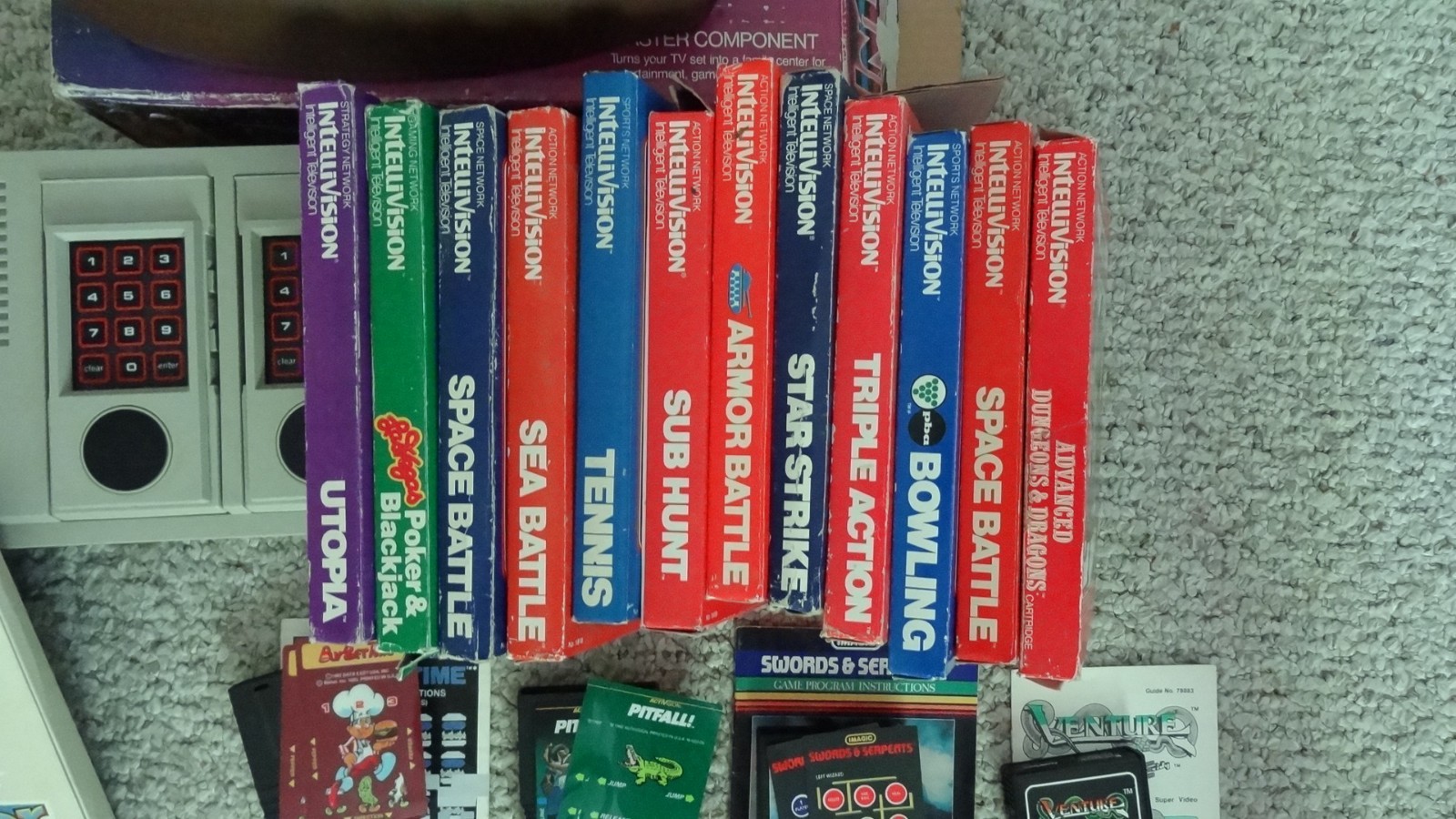 INTELLIVISION 2 5872 Console NoRf, Power, 22 Gms Console Does Not Work