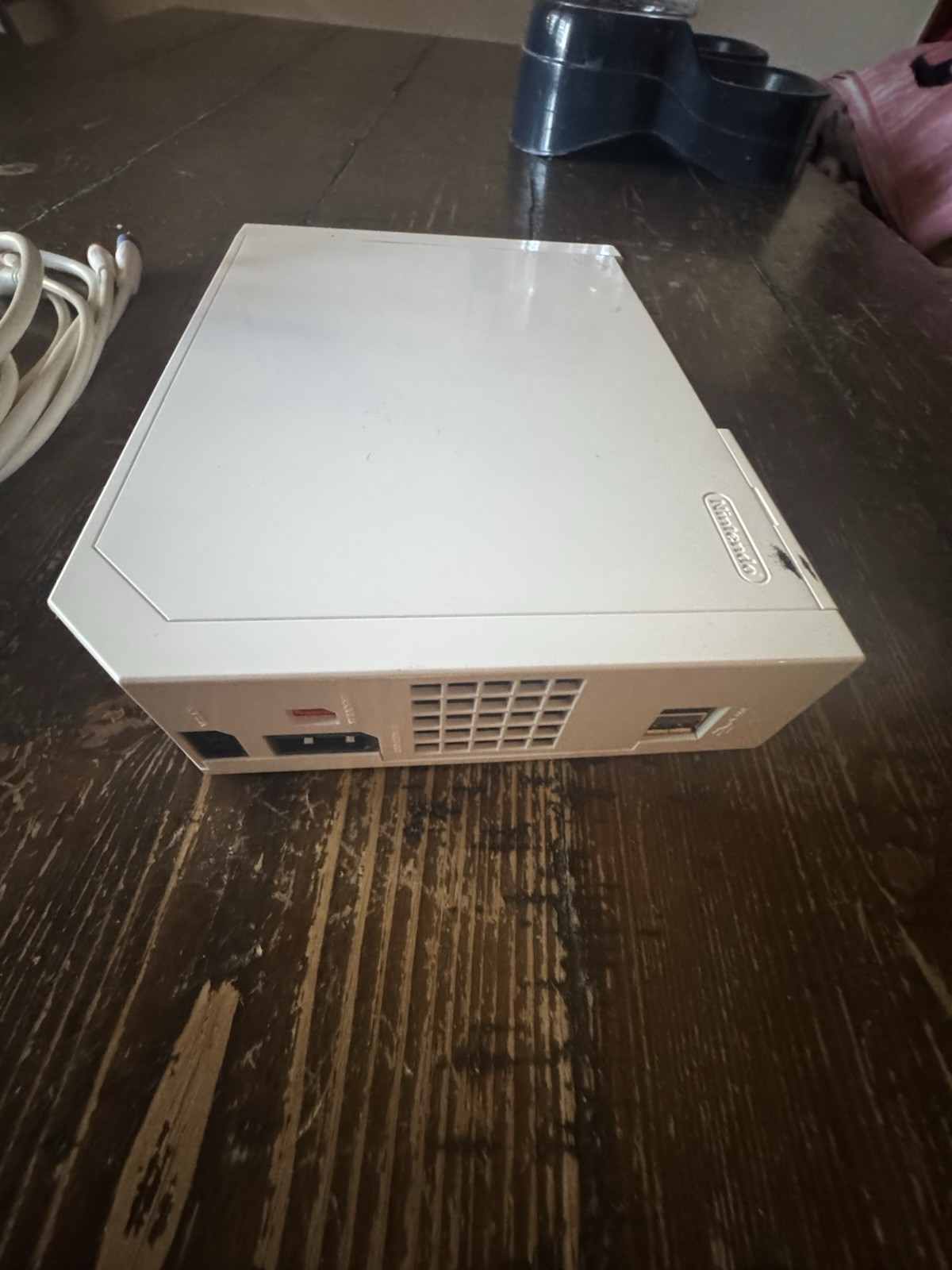Nintendo Wii – White Console & Cord- WORKS But Selling For Parts