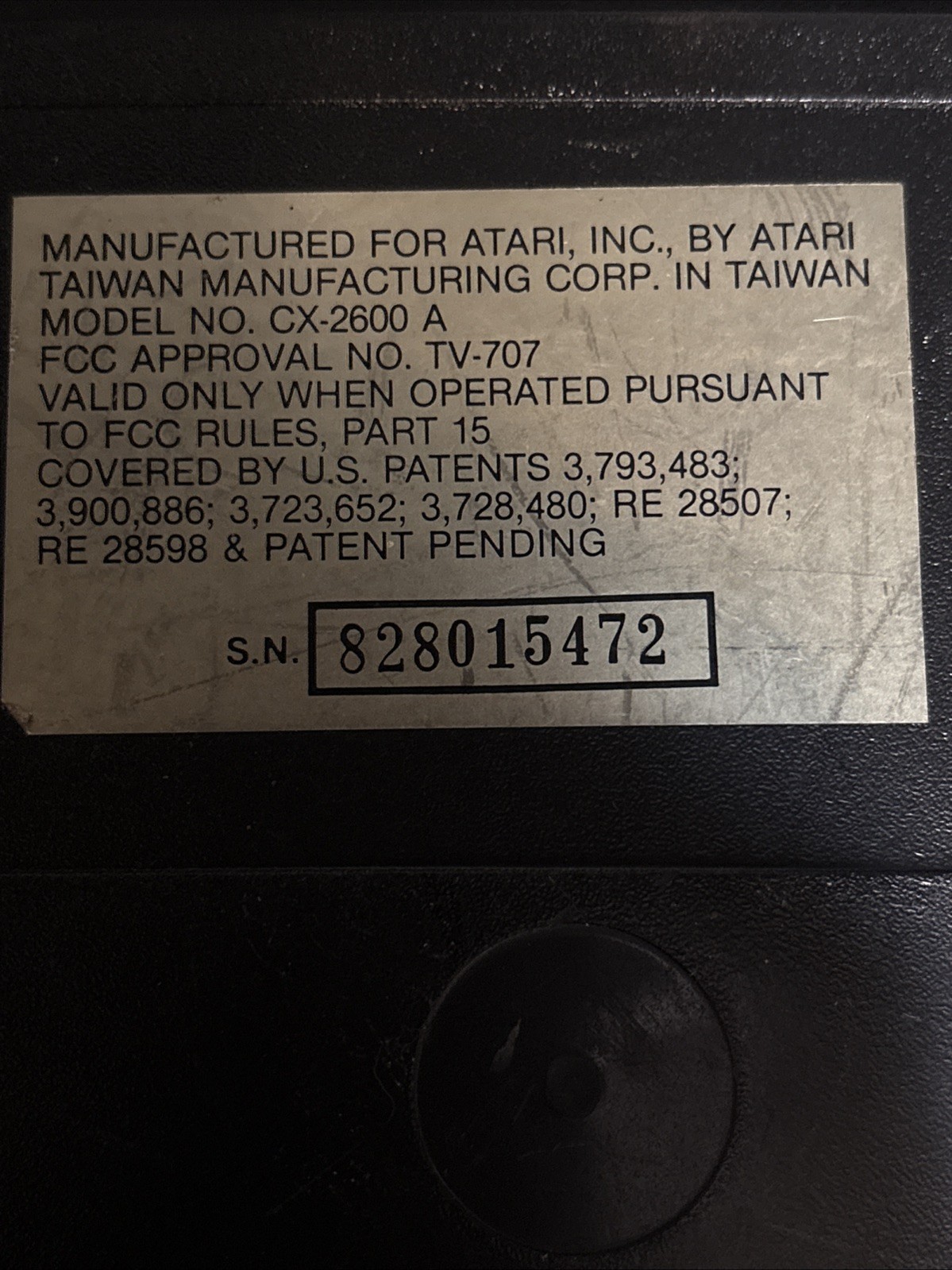 Atari 2600 Console , 4 Controllers, Video Touchpad, And 27 Games Made In Taiwan