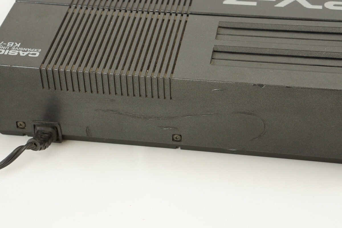 CASIO MSX PV-7 Personal Computer with Expansive Unit KB-7 Tested Japan PV70726