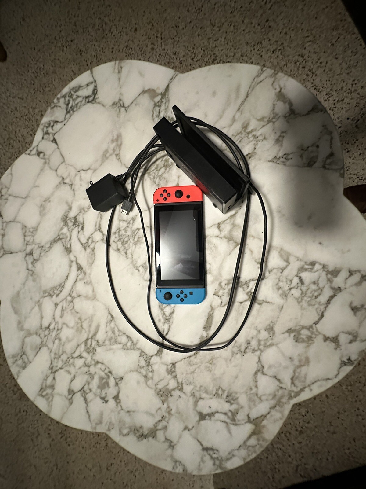 Nintendo Switch HAC-001(-01) Handheld Console – 32GB – Neon Blue/Red Joy-Con…