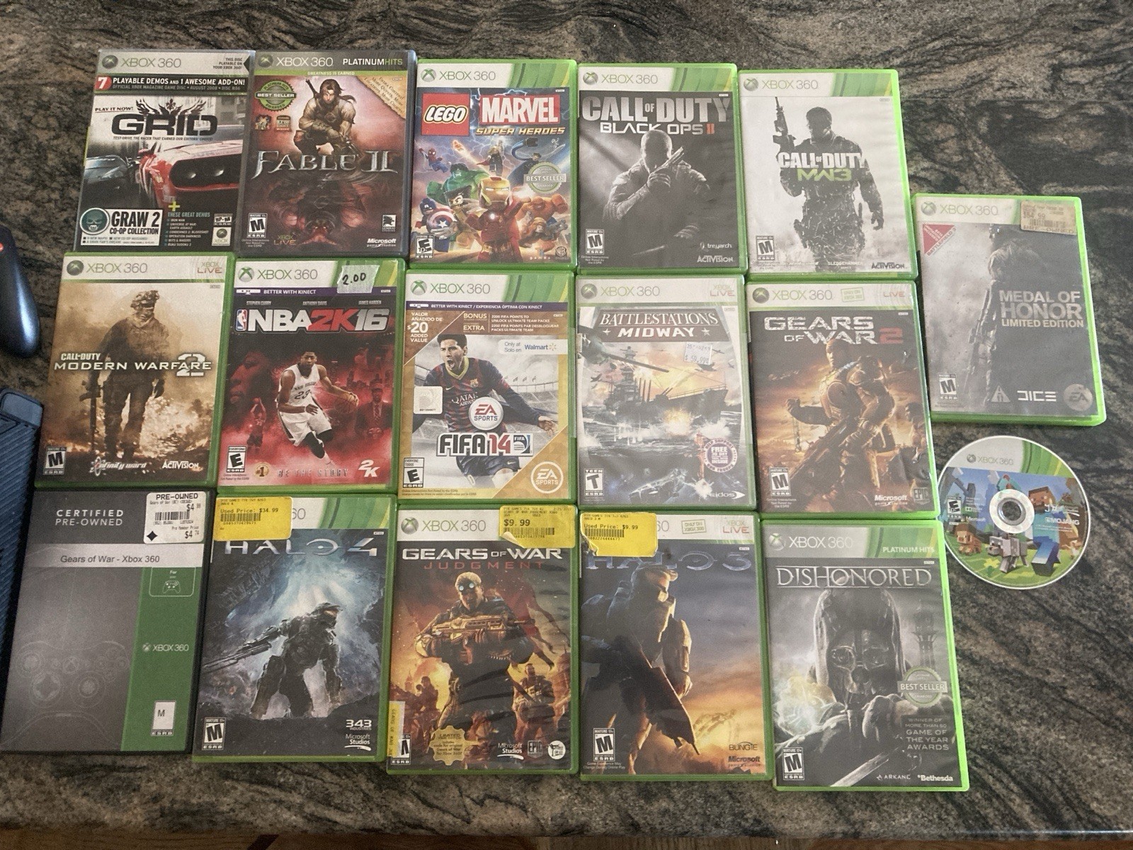 Xbox 360 E Console Bundle With 17 Games