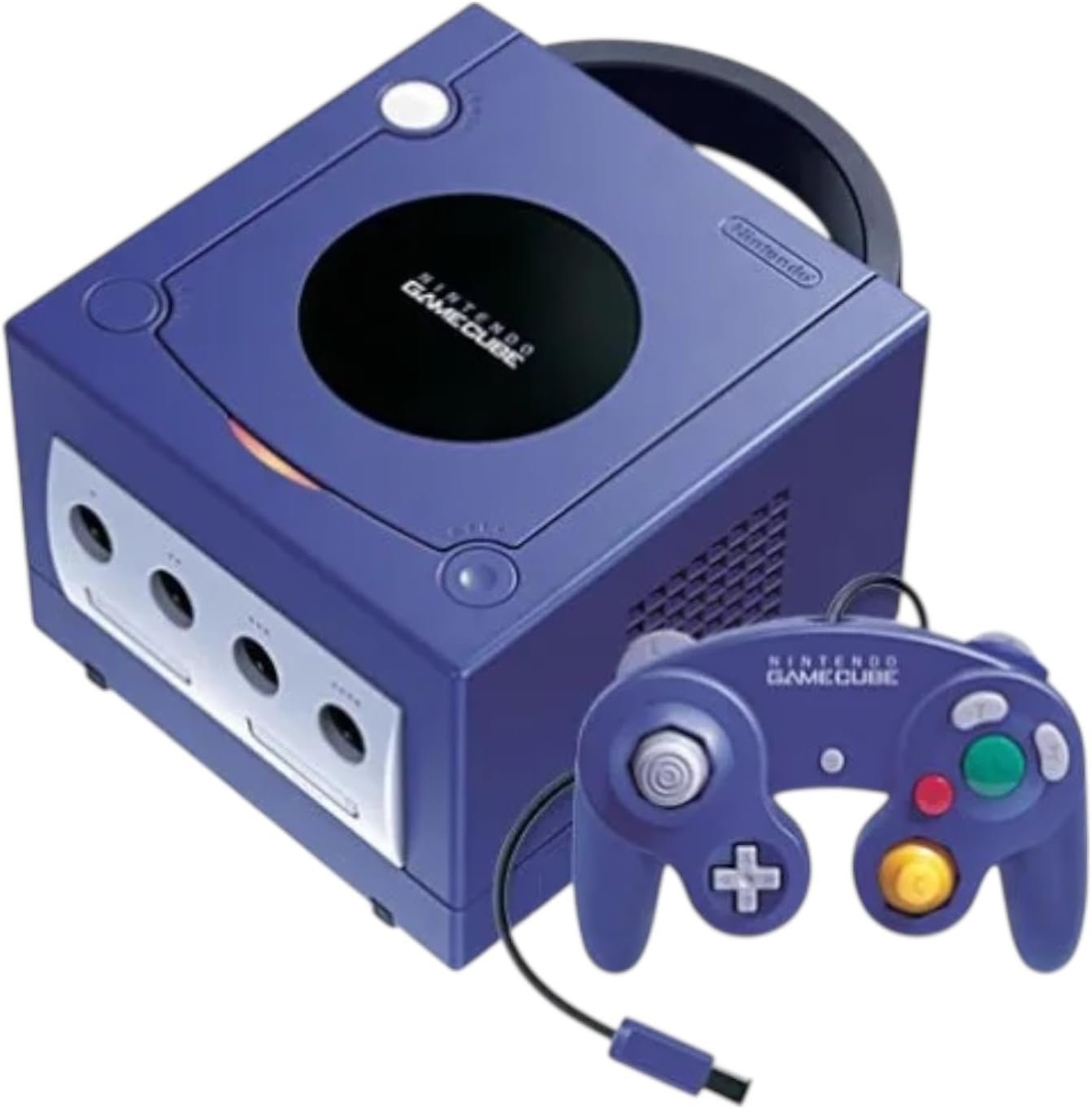Nintendo GameCube Console Indigo Purple Controller Boxed Manual Tested Japan