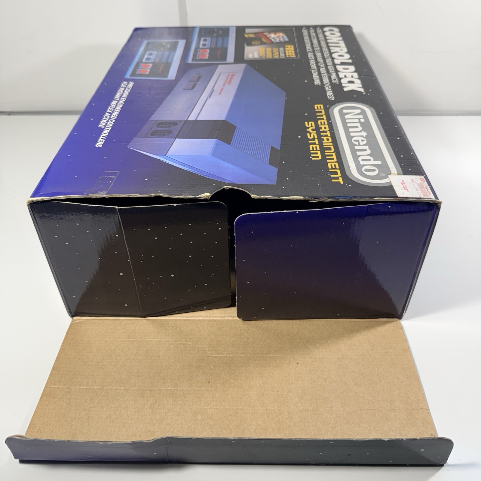 NES Control Deck Nintendo Entertainment System EMPTY BOX ONLY Super Mario Bros.