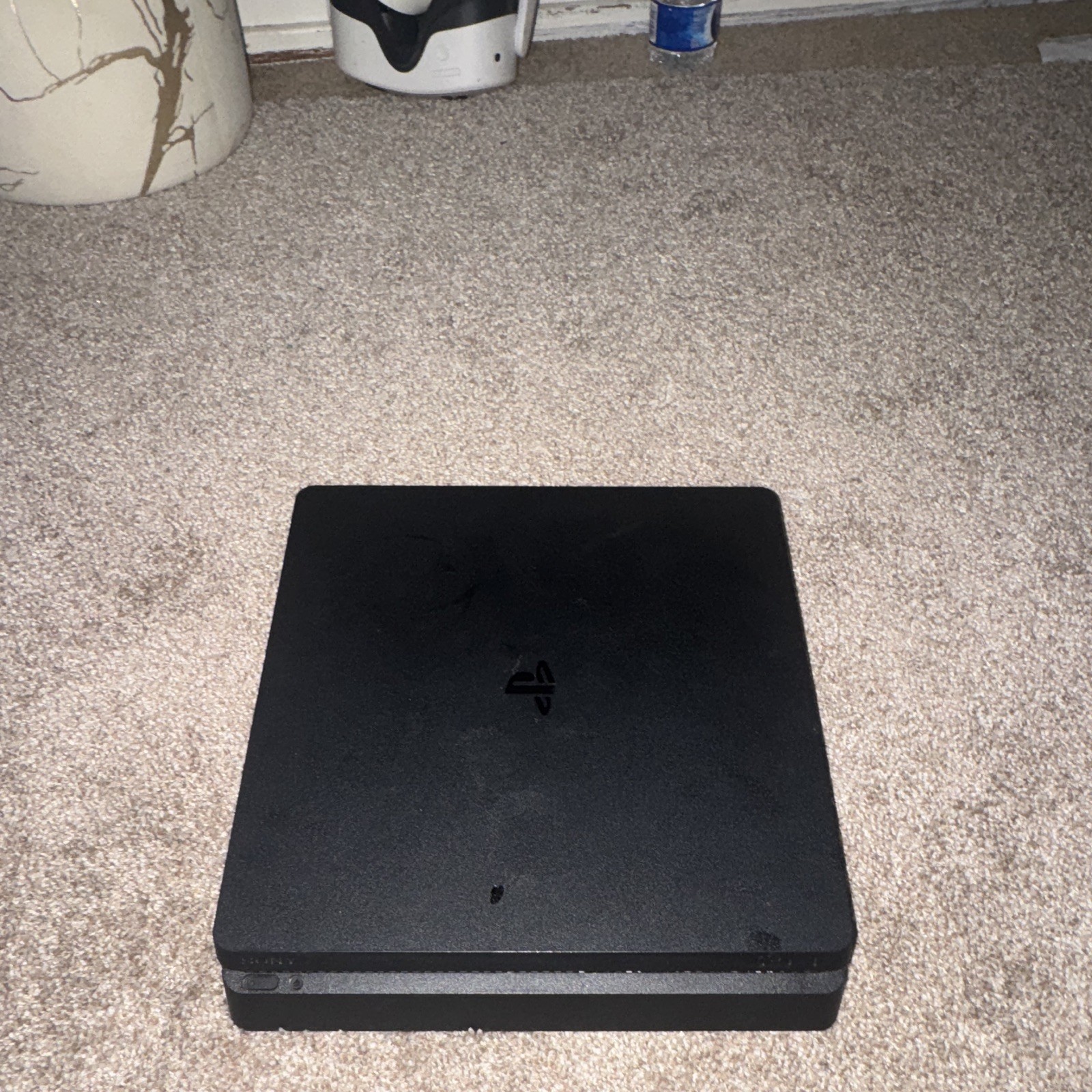Sony PlayStation 4 Slim Home Console, Black, HDMI/USB (Console Only)