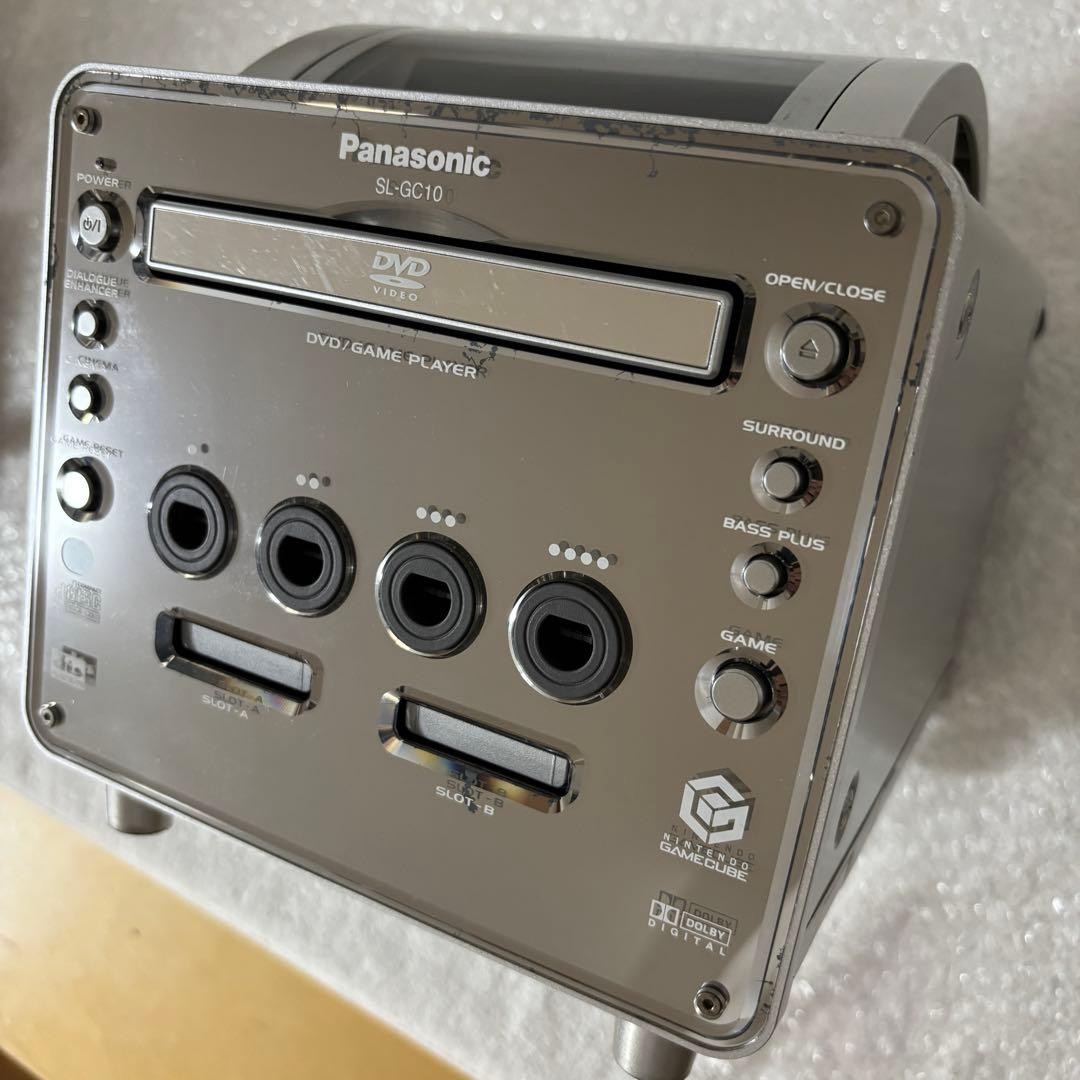 Panasonic Q SL-GC10 Gamecube console US/JP GCQ DVD Game Players silver