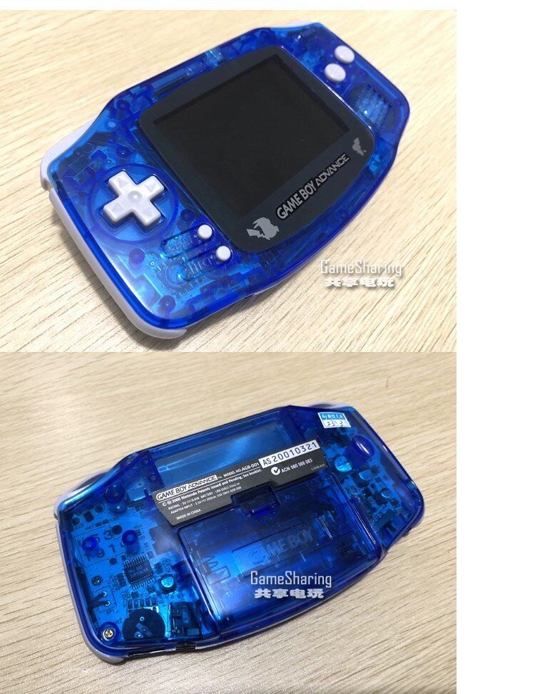 Original Nintendo GBA Highlight Screen Retro Handheld Game Console