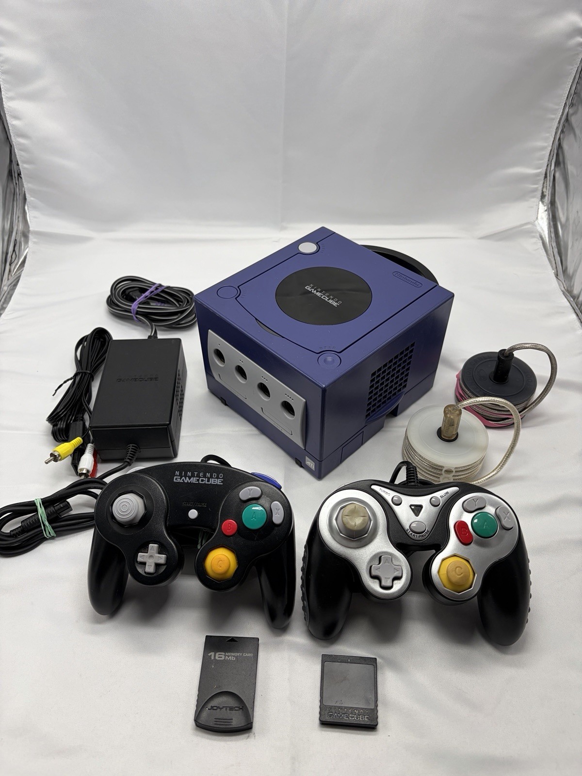 GameCube – Nintendo GameCube Console System – Indigo Purple Tested Bundle