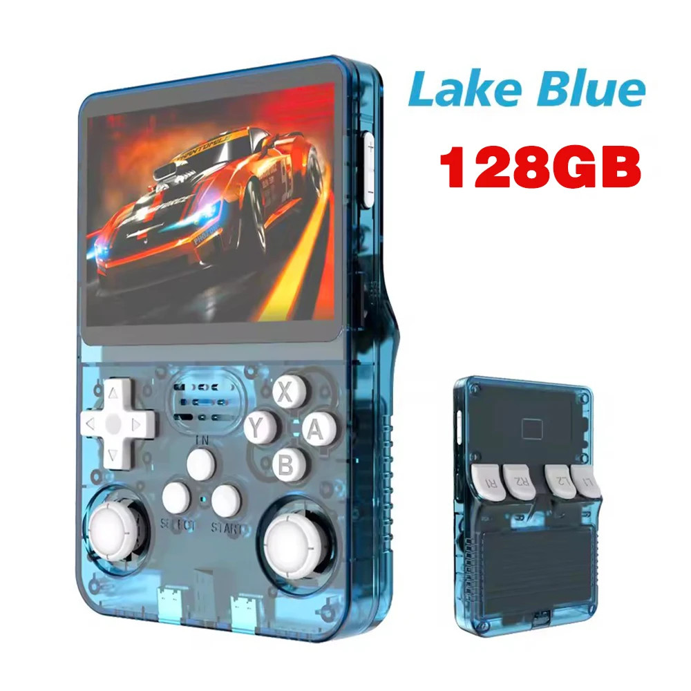 R36S Retro Handheld Game Console Linux System 3.5-inch IPS Screen Video Pl