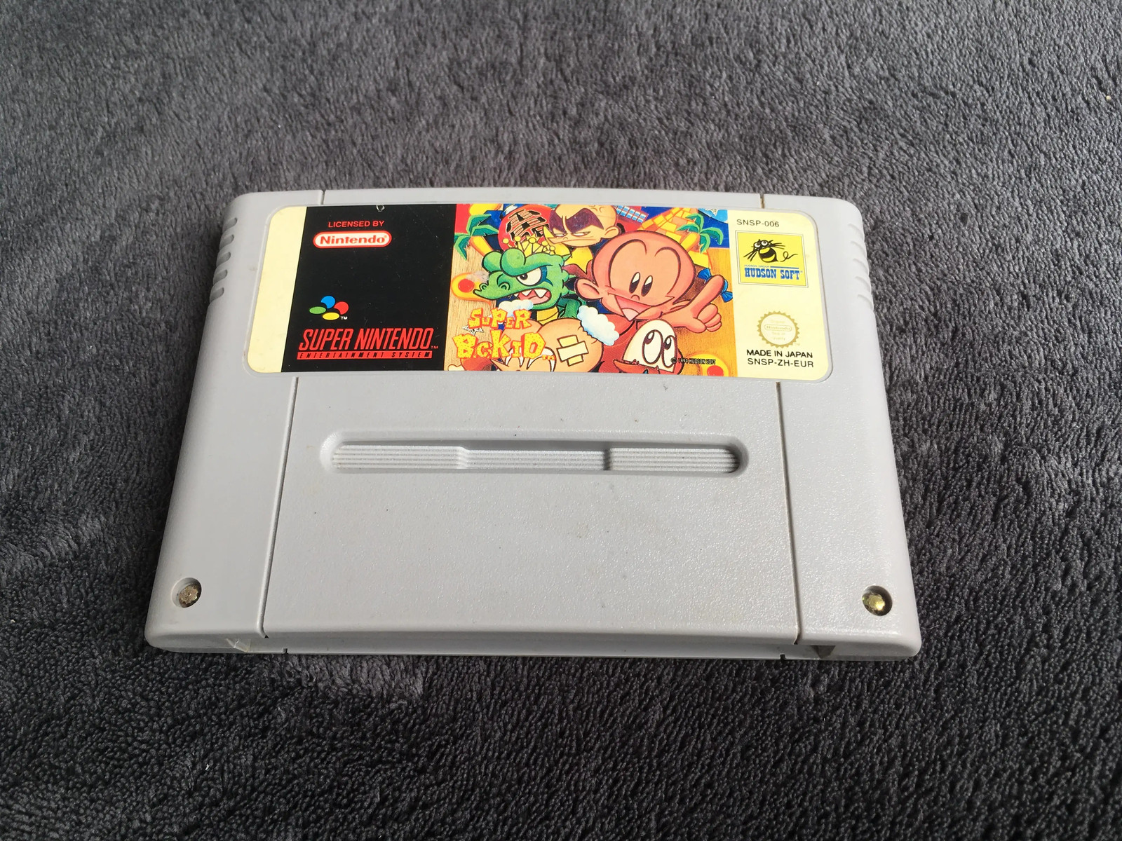 Super Nintendo Super B.c. Kid EUR Very Good Condition