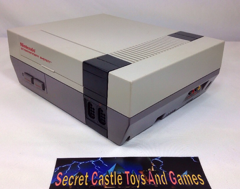 Nintendo NES Console W Super Mario Bros 1 2 & 3 Zapper Gun NEW 72 PIN WARRANTY