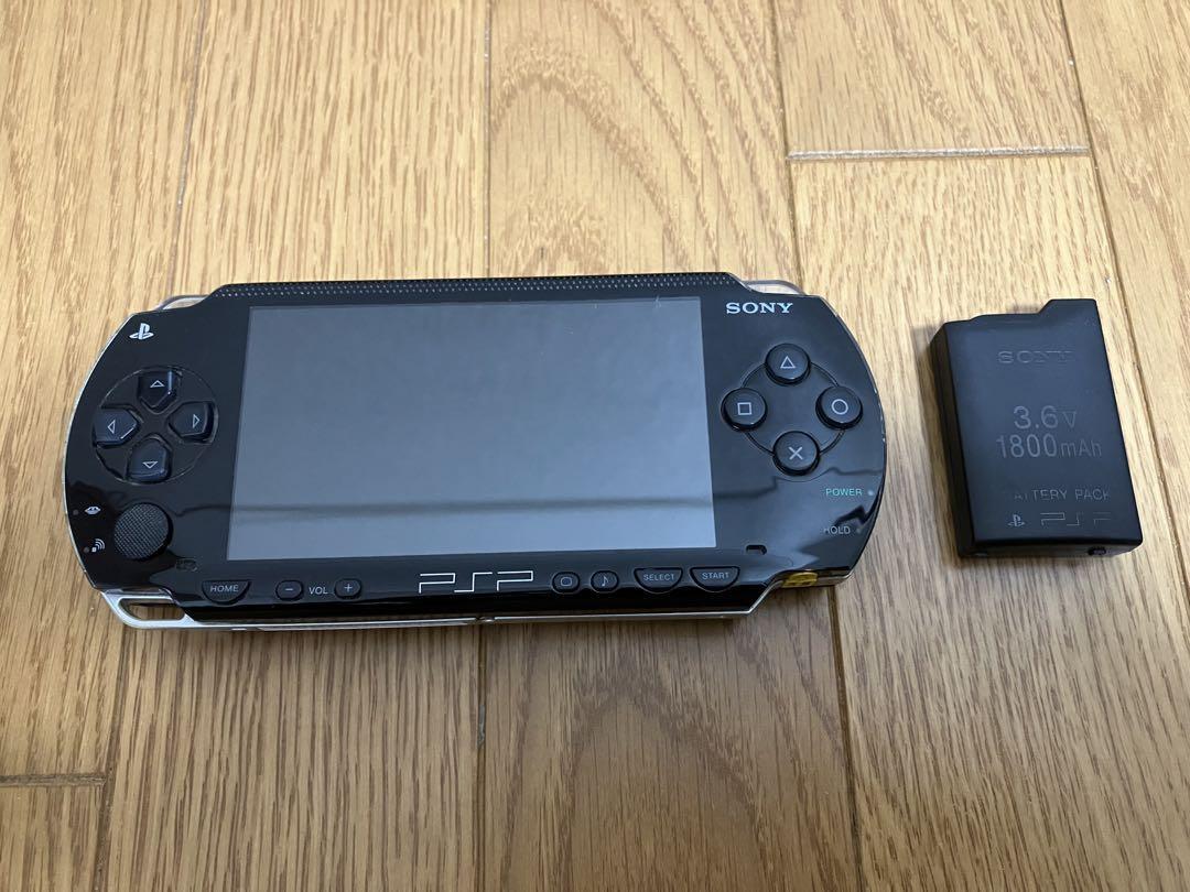 SONY PlayStation Portable PSP-1000 Console Only Black Work Used from Japan