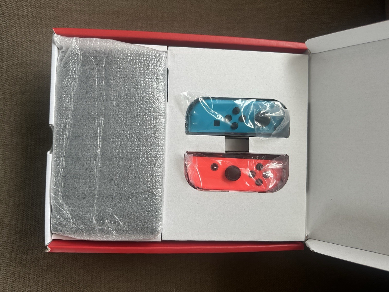 Nintendo Switch Console Black with Neon Blue & Red Joy-Con, Wi-Fi, HDMI, USB-C
