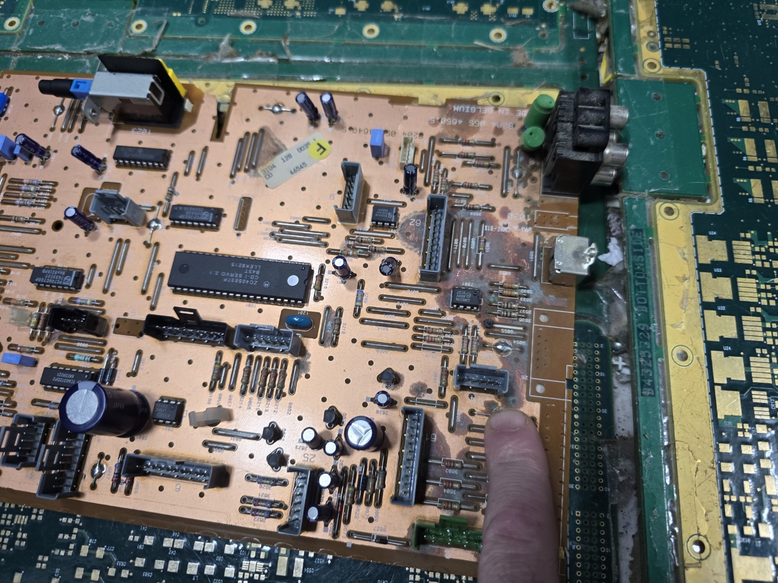 Philips CDI 910 EXACT CORROSION Motherboard-Not Tested-Intact-PARTS-READ ALL