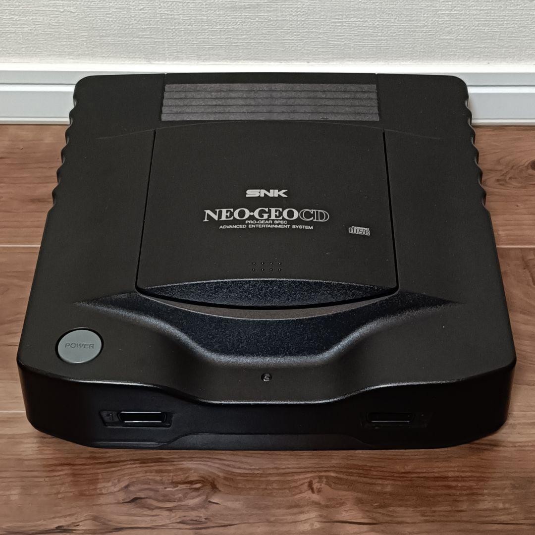 SNK NEOGEO CD Top Loading Console Controller AV Cable AC Adapter Japan Tested