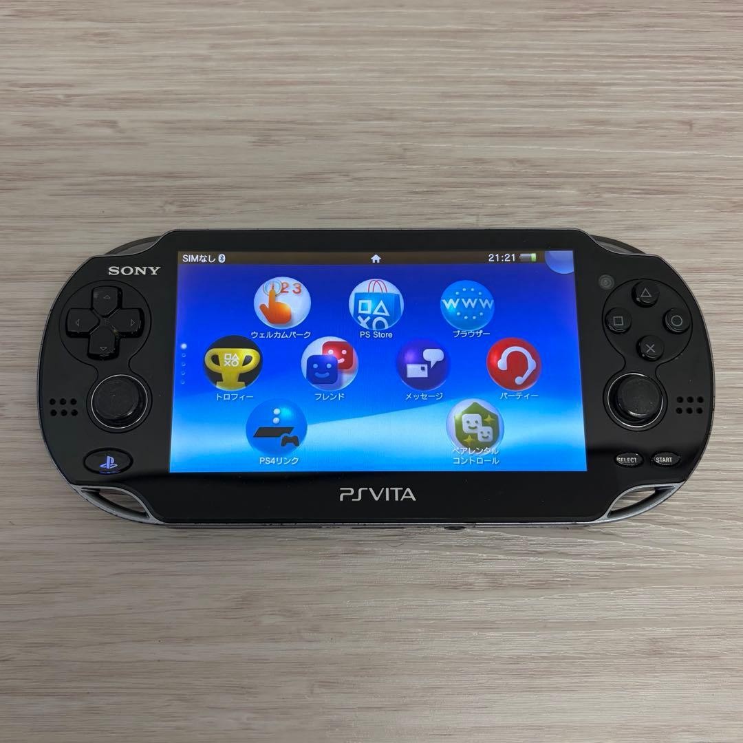 Sony PS Vita PCH-1100 Black Console Tested Working Region Free