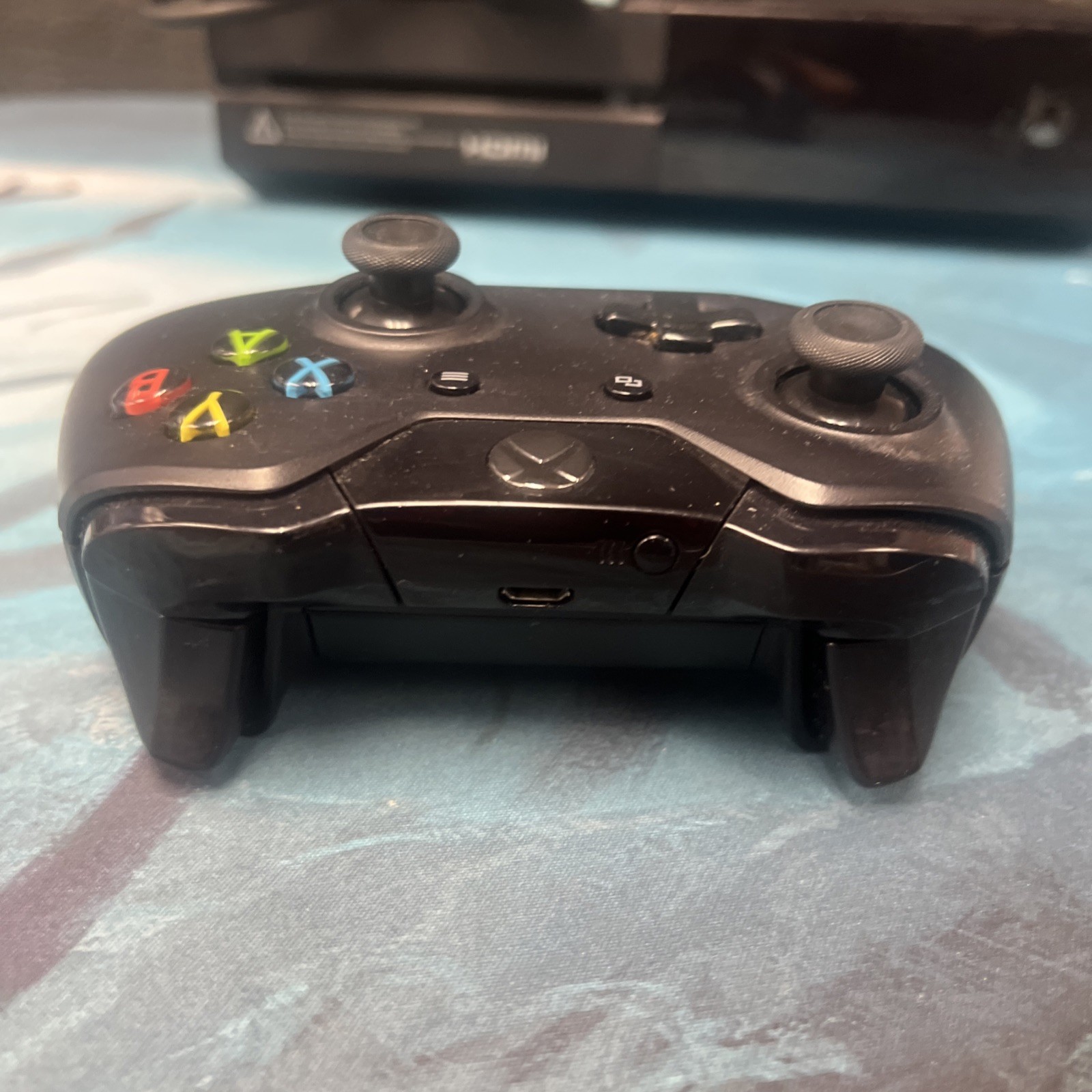 Microsoft Black Xbox One 500GB Console, w/ controller and hookups #2