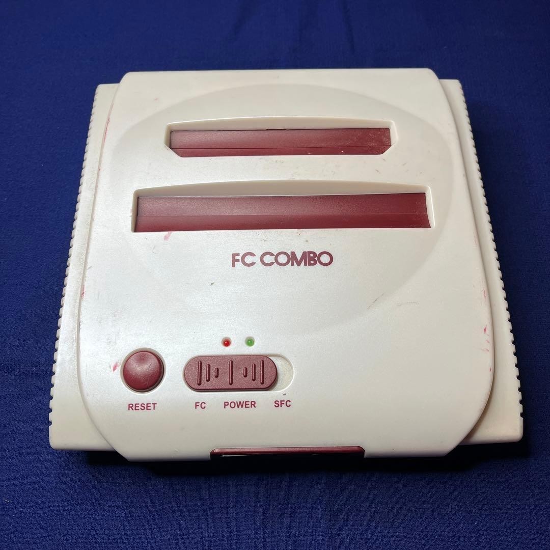FC COMBO Console Retro Game System Tested for Power Only Rare Model Japan