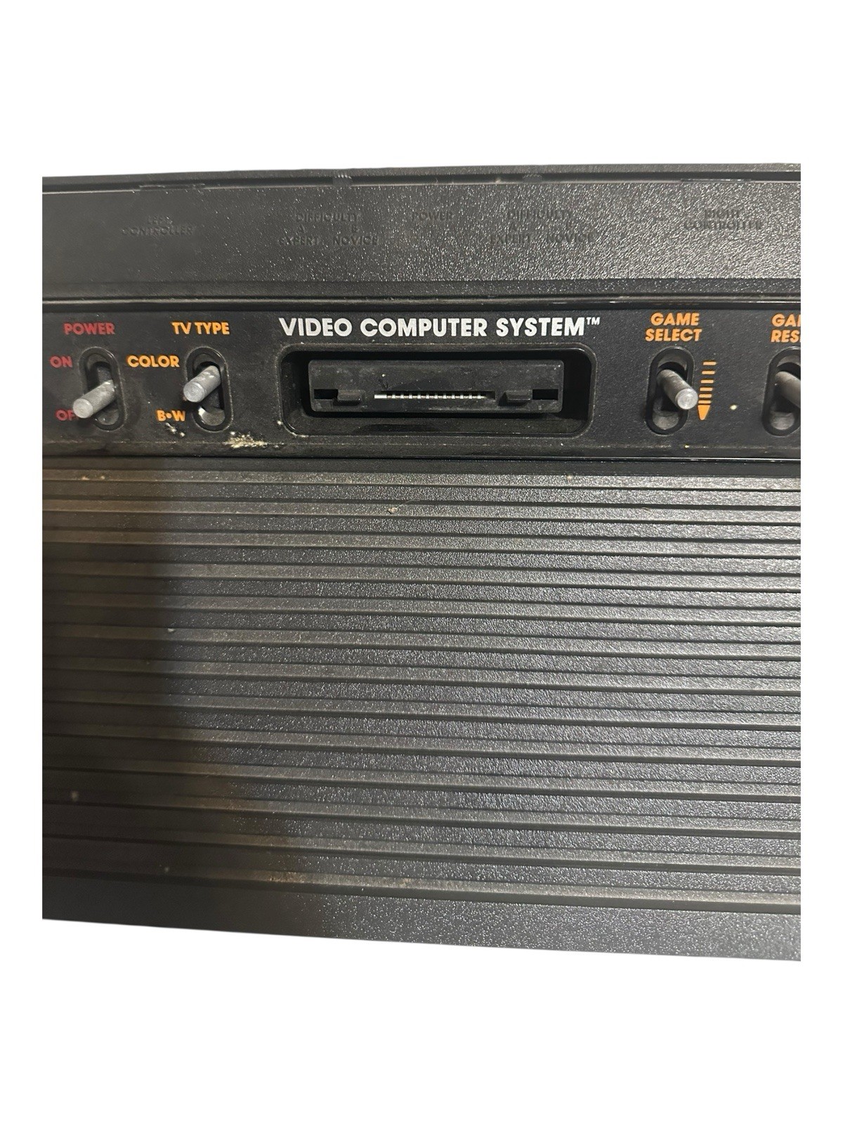 Atari 2600 Black Console CX2600 With Owners Manual & Cord Shown Untested