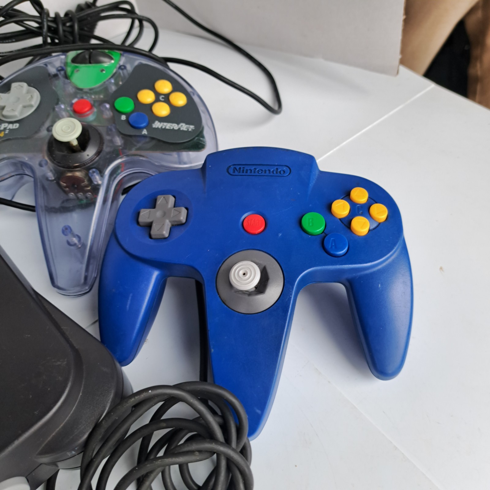 Nintendo 64 Console Arcade Shark Controllers Memory Expansion Pak RF Switch