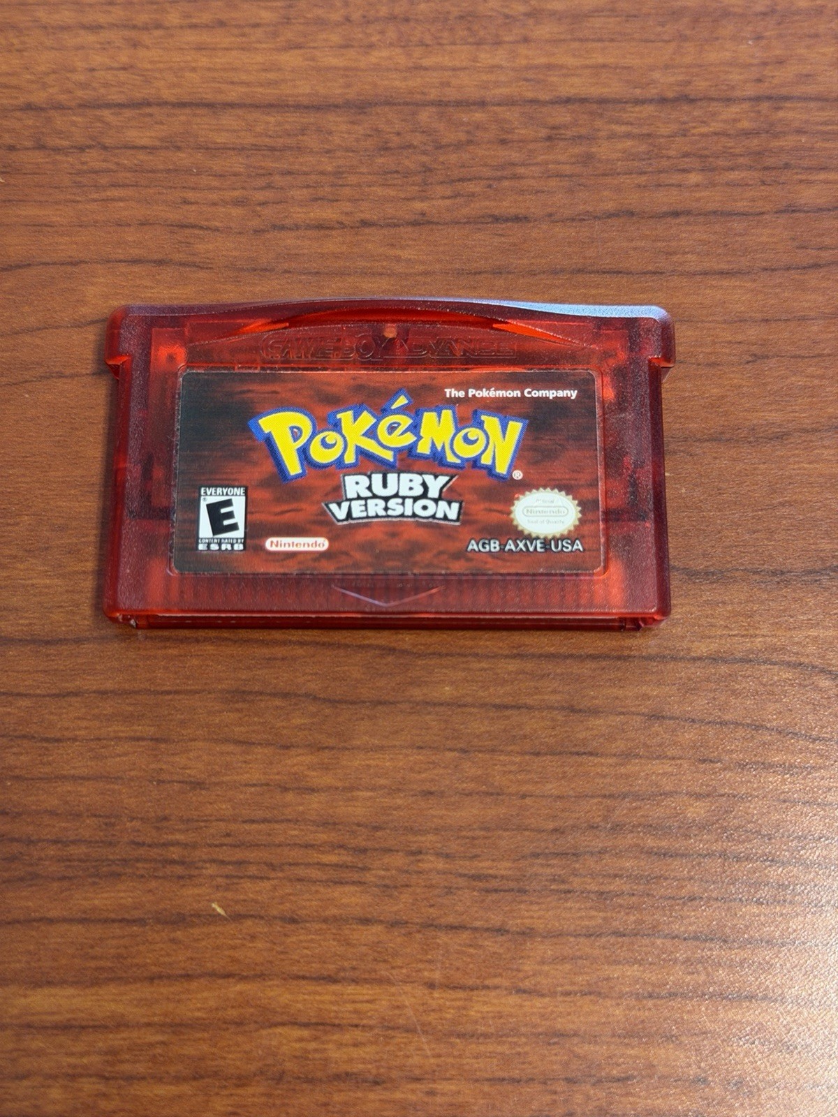 Gameboy SP (Reshelled) With Pokémon Ruby