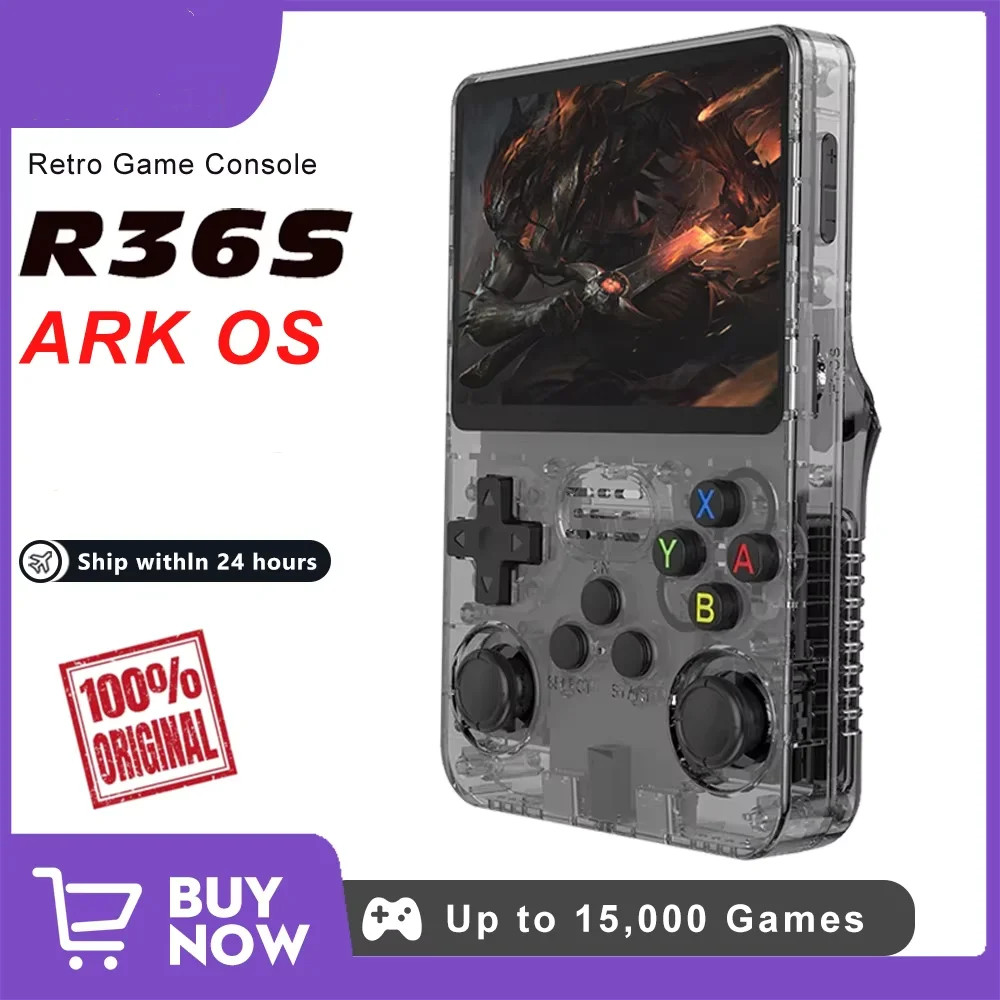 Portable Retro Handheld Gaming Console 3.5″ IPS Screen 64GB 20K Games