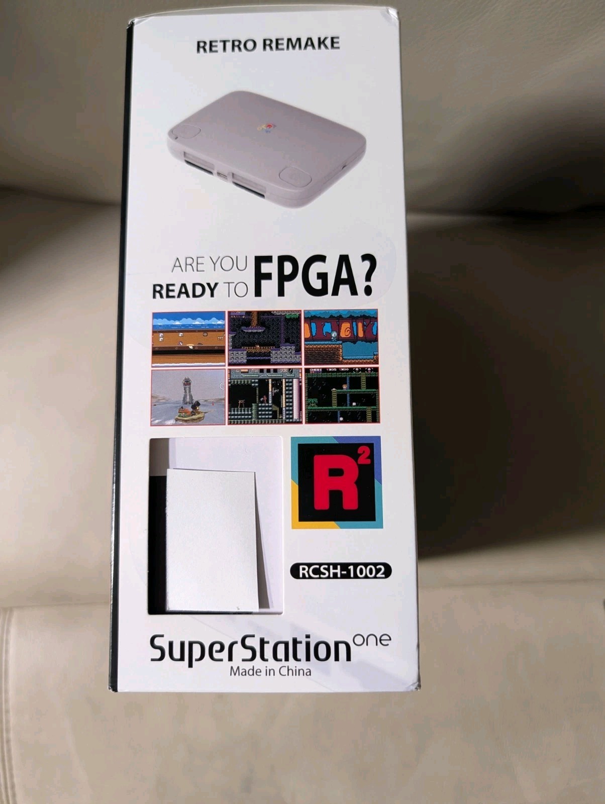 Retro Remake SuperStation One R2 Region Free PS1 Console NTSC/PAL Black