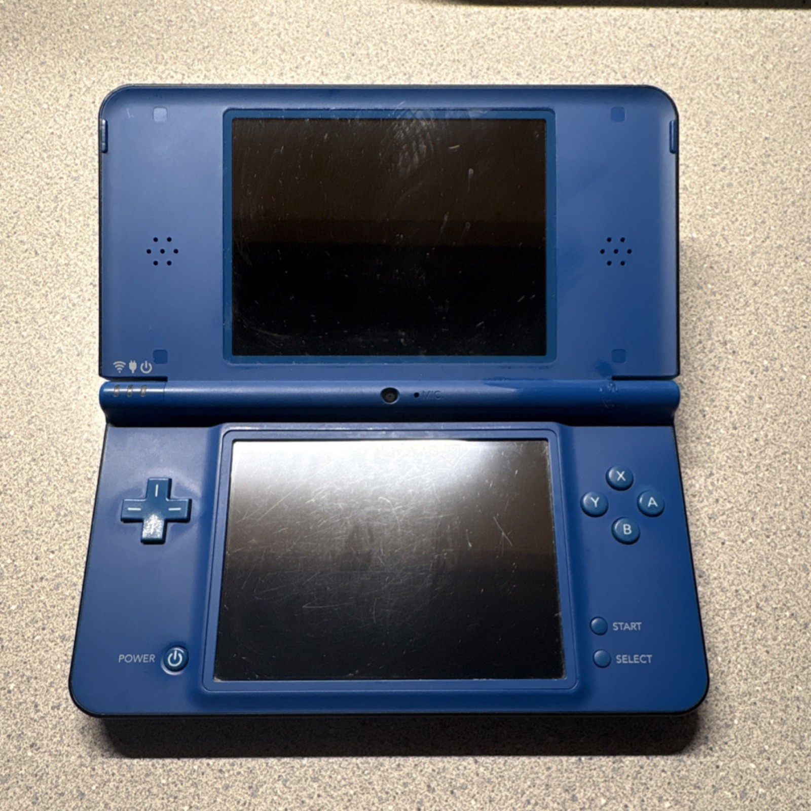 Nintendo DSi XL Handheld Console – Midnight Blue – Tested and Works – No Stylus