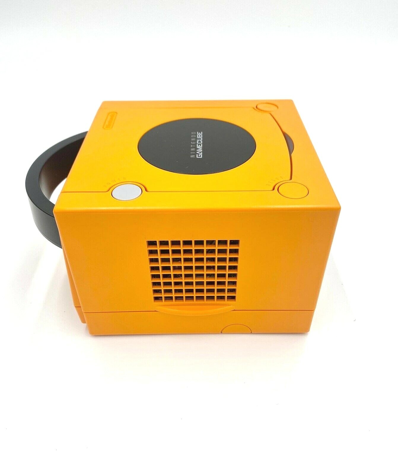 Nintendo GameCube Console Spice Orange US Region +Controller/s+ Wires Bundle