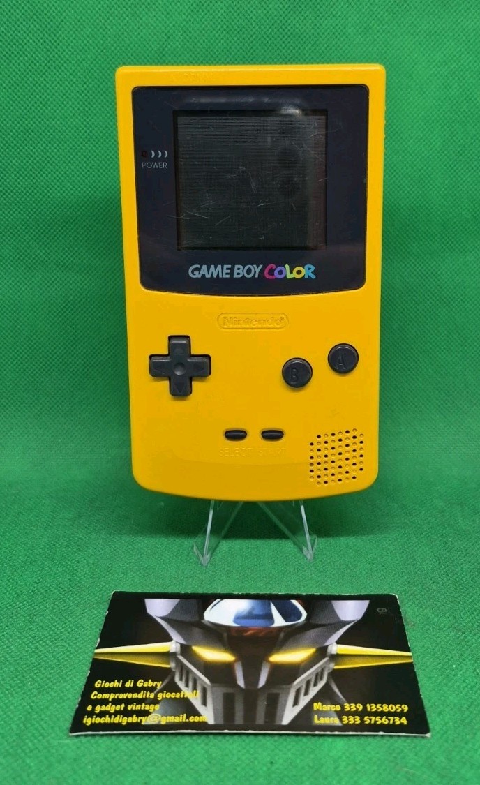NINTENDO Electronics, GAME BOY Gameboy COLOR mod. CGB-0O1 Yellow, 1998 Working!