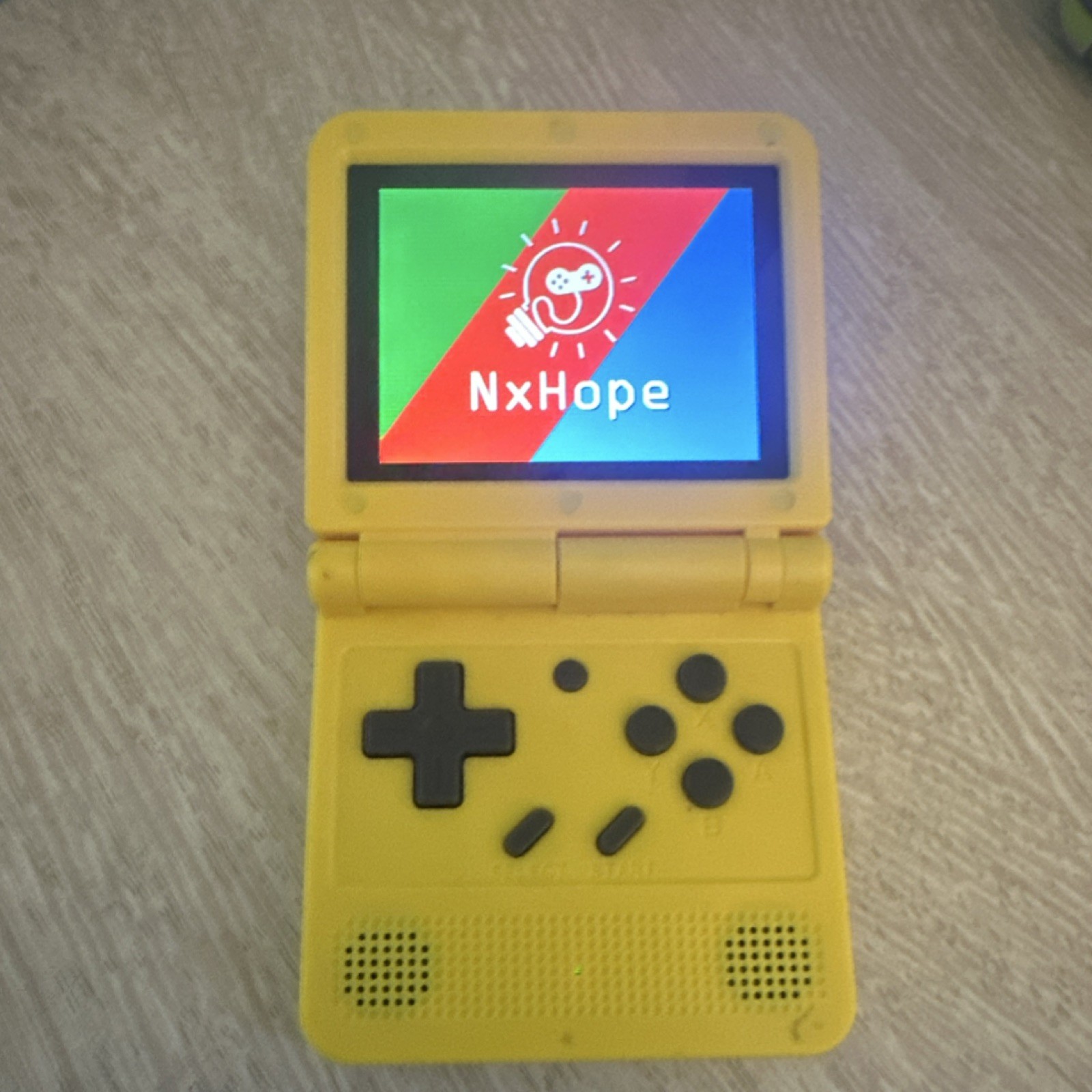 NxHope Yellow Powkiddy V90 console 16gb