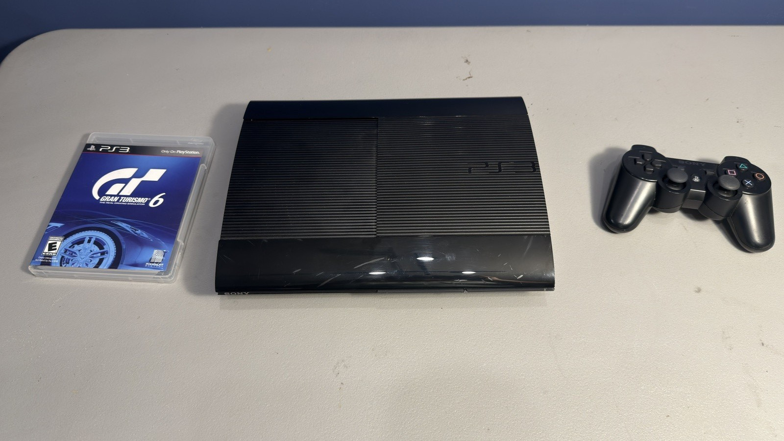 PlayStation 3 Super Slim 500GB | Reset & Working (NO POWER CABLE) (GT6 included)