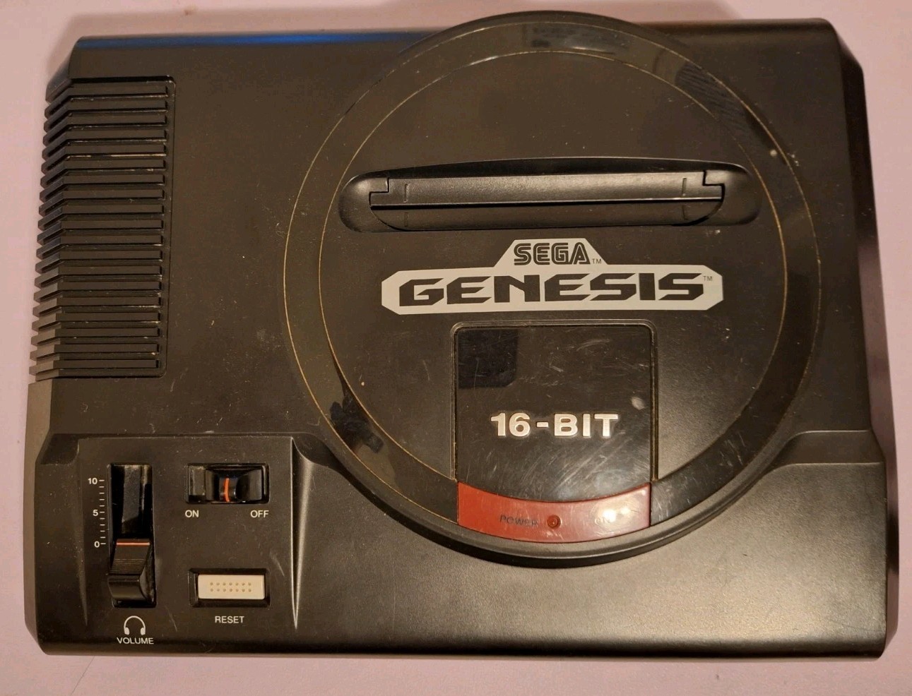 Sega Genesis 1 System Model 1601 Tested Works – Controller And Cables