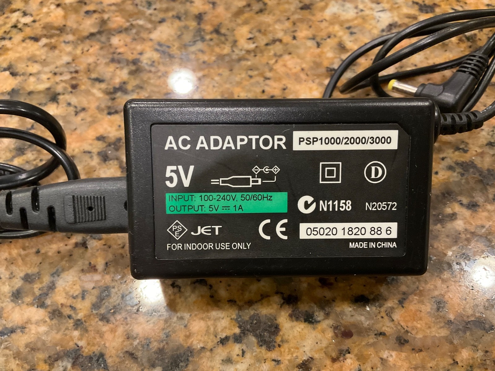PSP-100/380 Charger Power Adapter Supply Sony PSP 1000 2000 3000