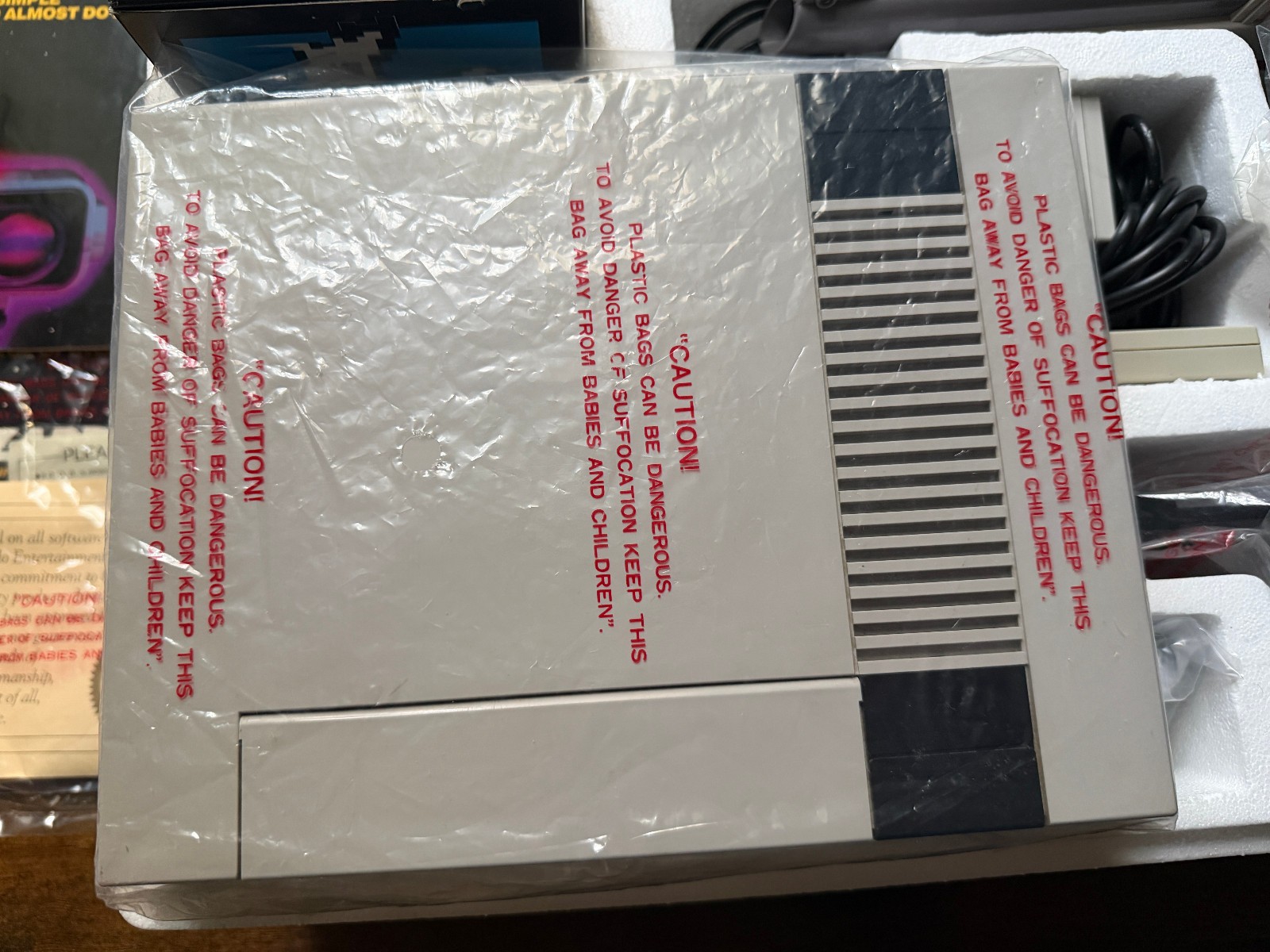 Stack-Up/Gyromite/Duck Hunt Nintendo NES complete box rob post-Deluxe Set system