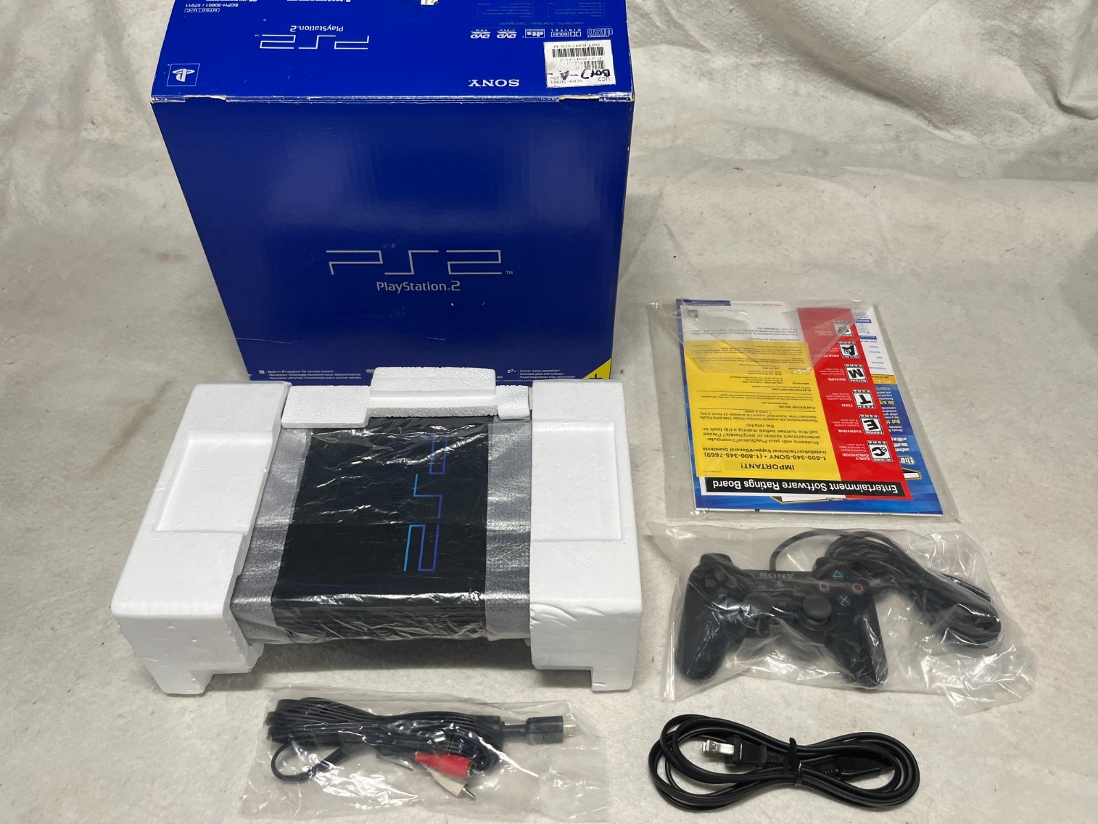 2003 Sony Playstation 2 PS2 Console System 50001 Complete in Original BOX MINT