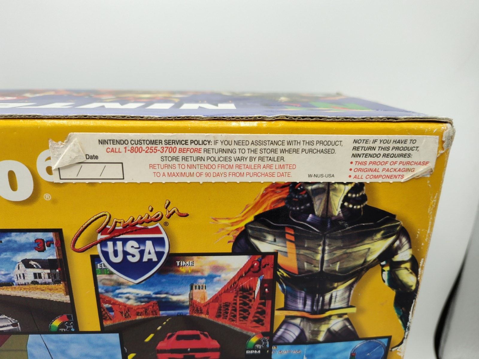 Nintendo 64 N64 Console Box ONLY + Case Protector *Good Condition* FREE SHIPPING