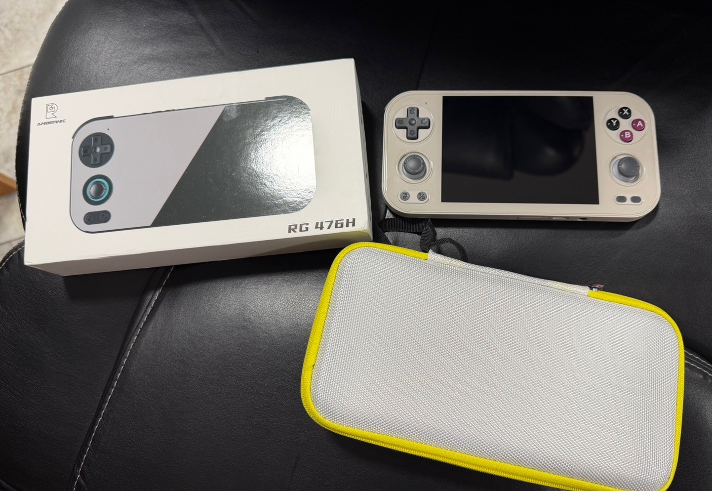 USED Anbernic RG-476H 8GB+128GB GammaOS Installed case and box included!