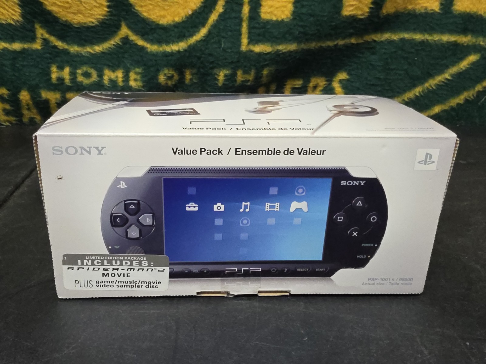 Sony PlayStation Portable Value Pack w/ Box – PSP-1001K – Tested