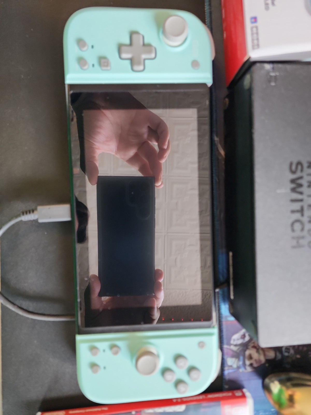Nintendo Switch Bundle – Dock, Pro Controller, Hori Split Pad + Pokémon Legends