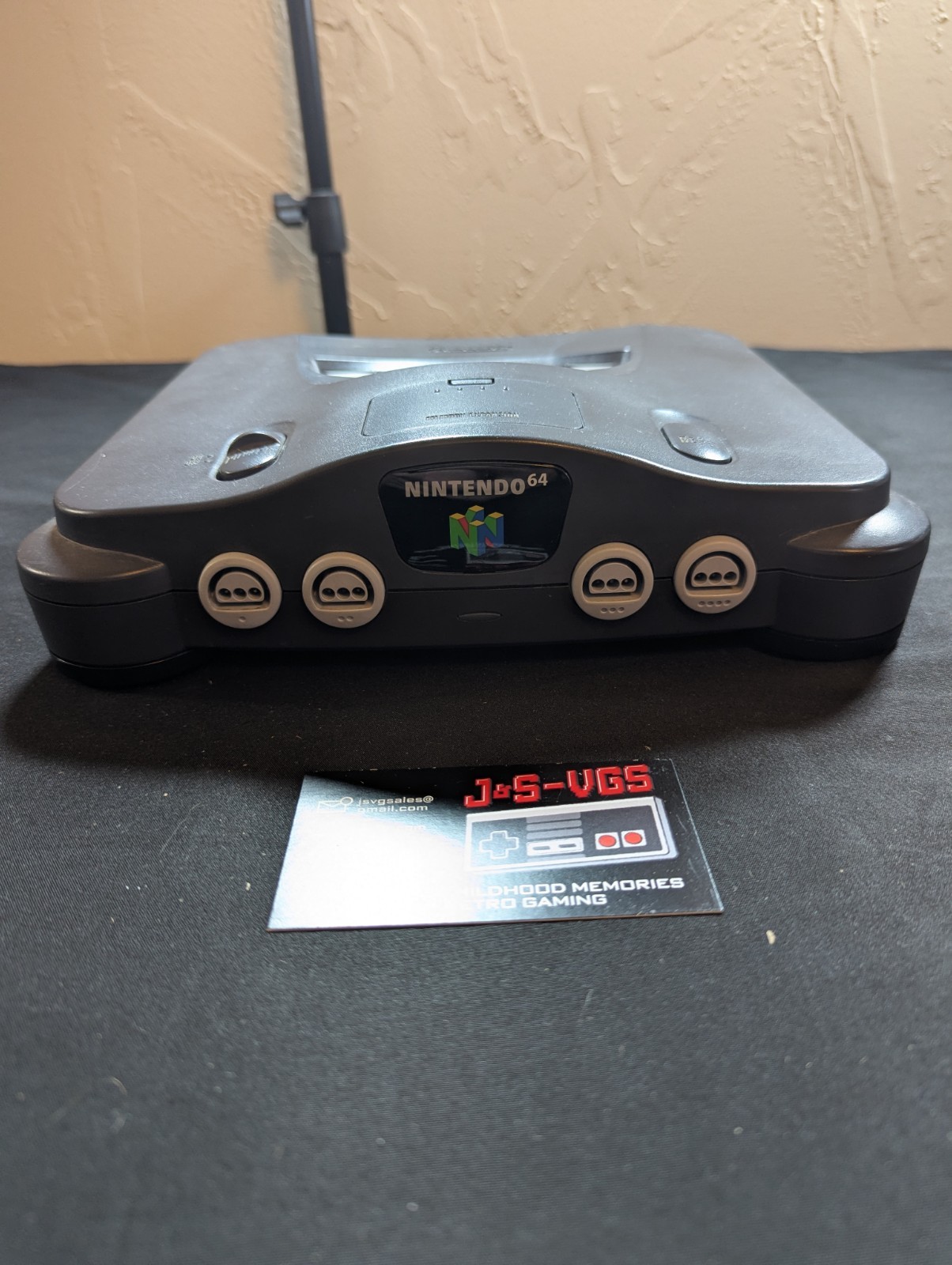 Nintendo 64 Console Bundle w/ 4 Games + 1 Controller & All Cables – Tested OEM