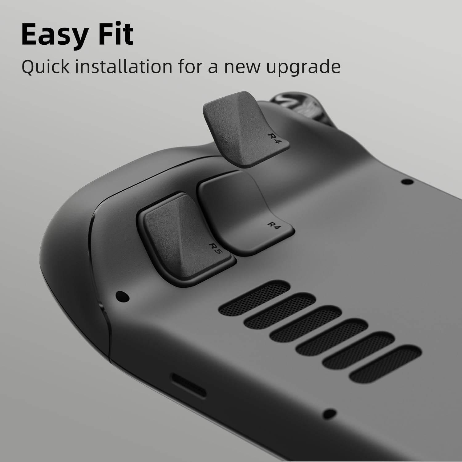 Upgrade Your Steam Deck with 4pcs Back Button Enhancement Set – Ergonomic