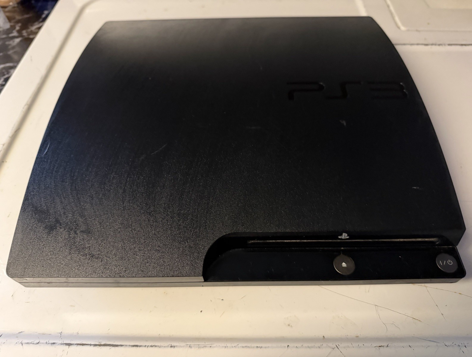 Sony PlayStation 3 Slim PS3 120GB HDMI Black CECH-2001A Console Only Untested!