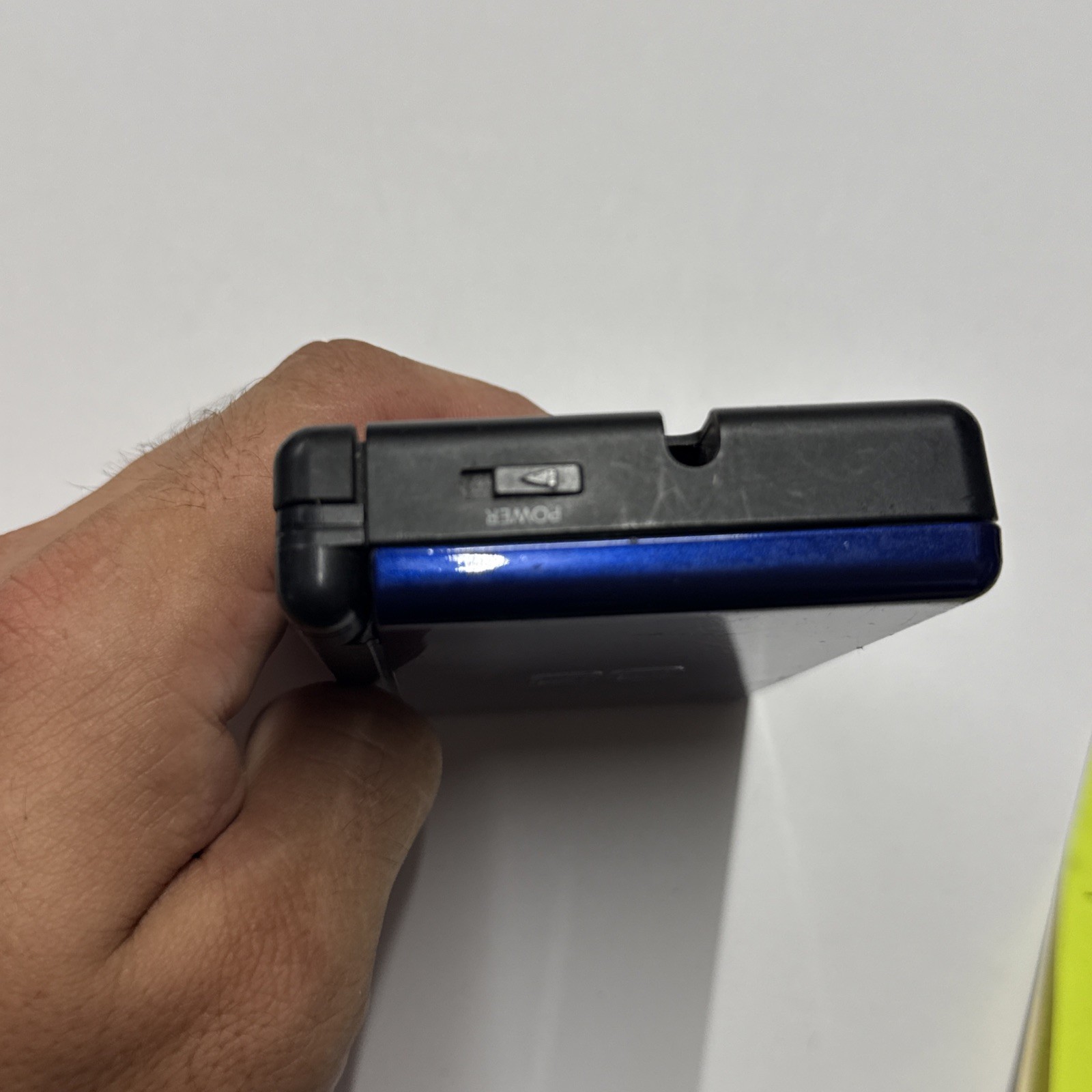 Defective – Nintendo DS Lite Handheld System – Cobalt Blue Black No Power 0729