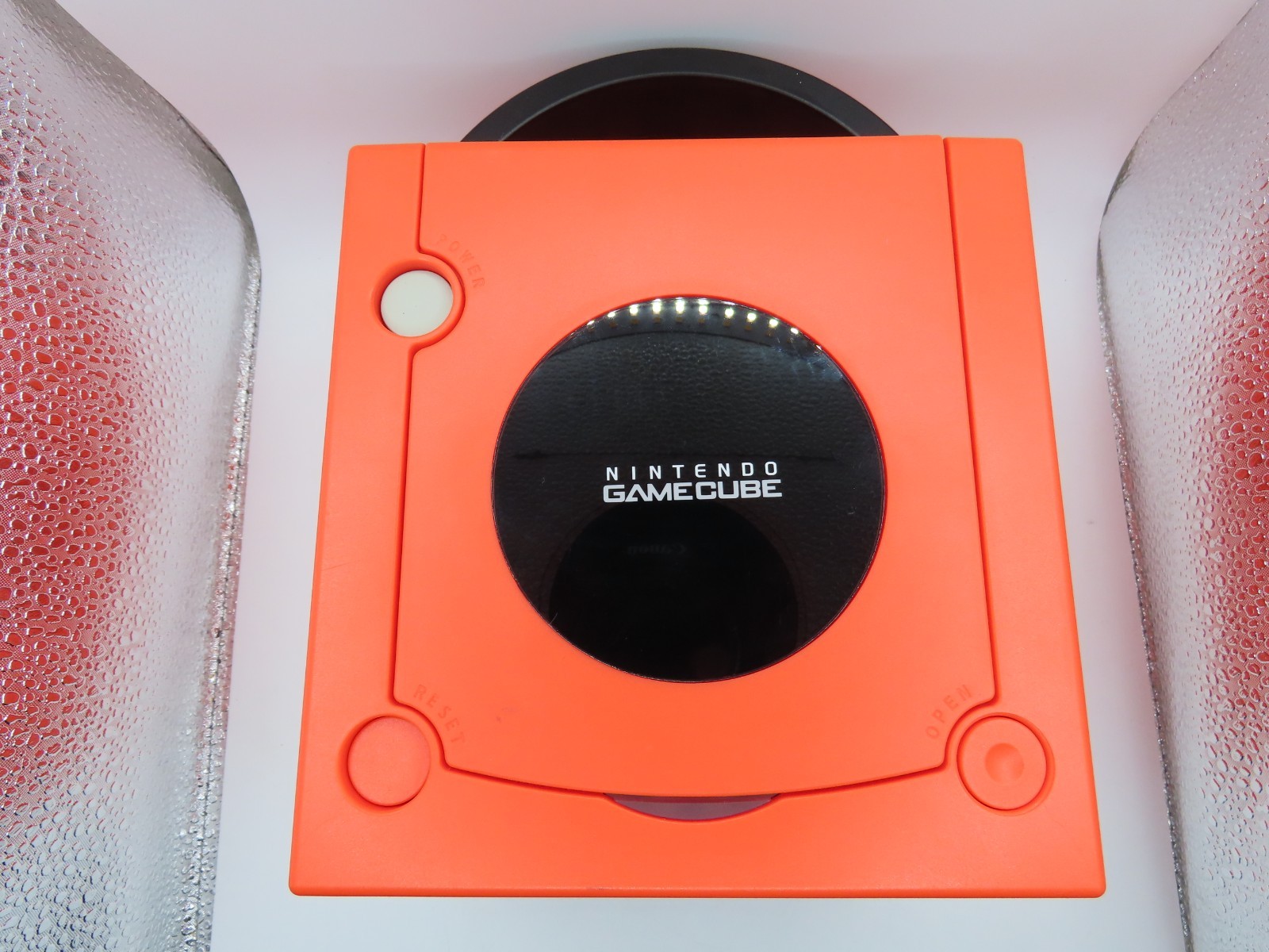 Replacement Nintendo GameCube Red Shell Housing DOL001 or DOL101 w/port covers
